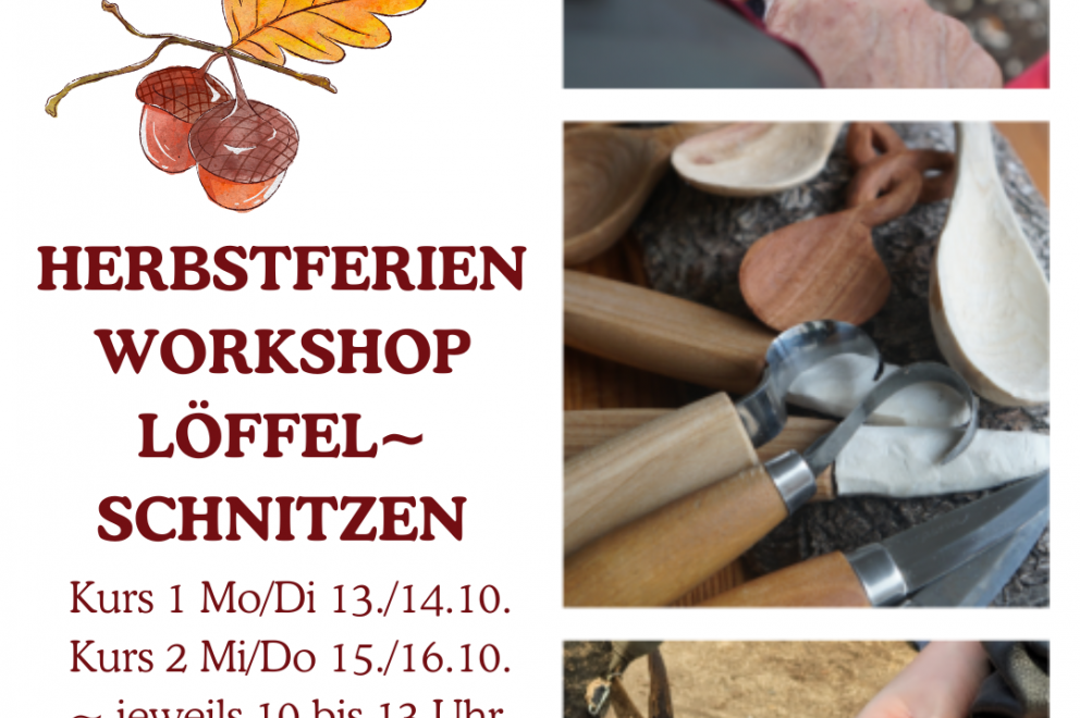 Herbstferien - 2 tägiger Workshop Schnitzen