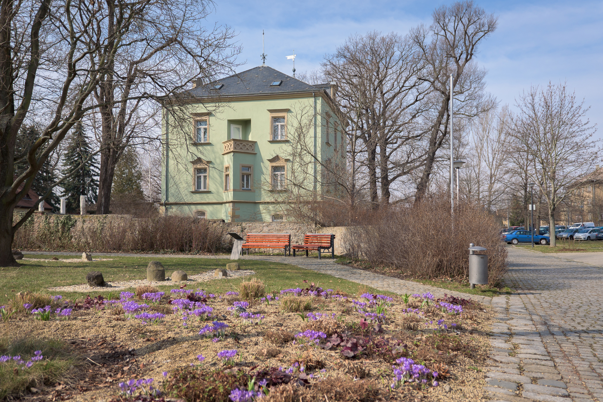 Karrasburg im Frühling