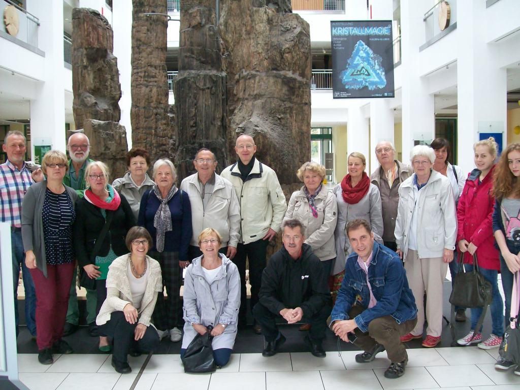 Gruppenfoto - Exkursion der Gruppe / Förderverein ins Smac Chemnitz